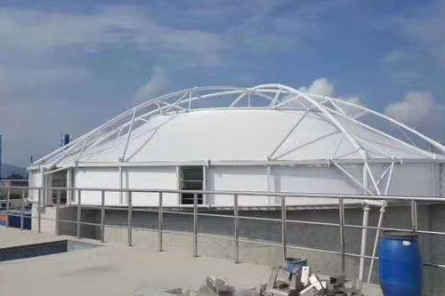 青州泳池膜结构定做,膜结构景观棚施工